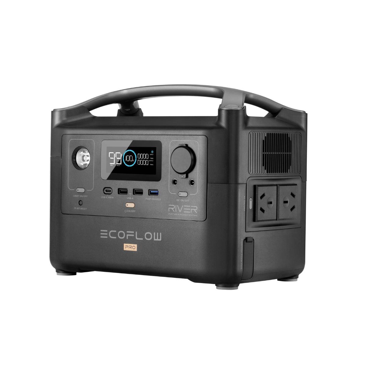 EcoFlow River600 PRO Power Station with 600W AC output & Built in